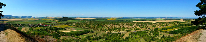 Panorama z zamku Boldogkői
